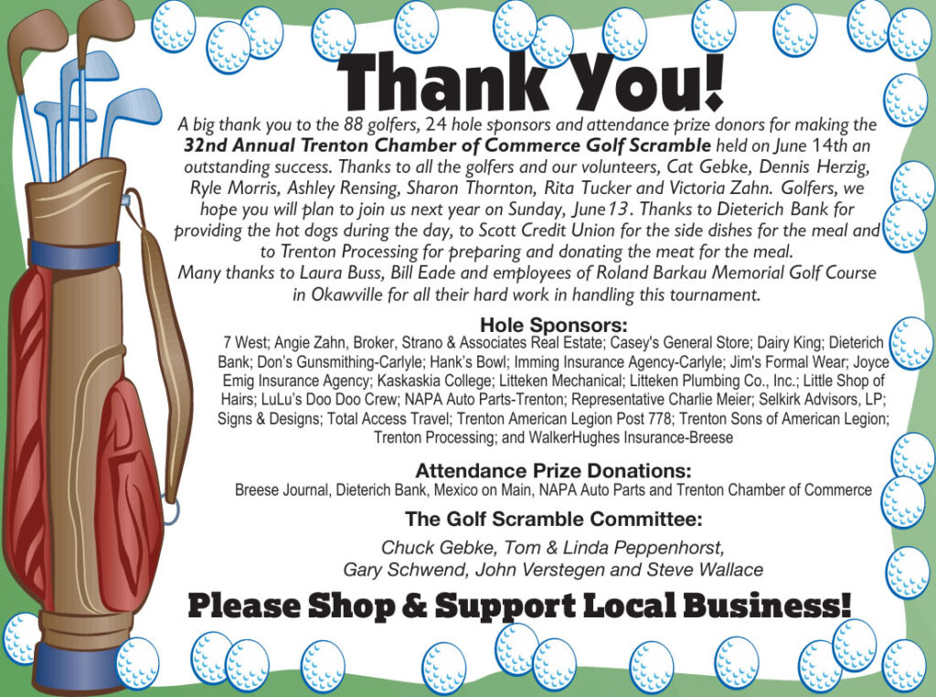 Chamber Golf Thank You 2026